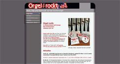 Desktop Screenshot of orgel-rockt.de